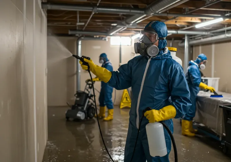 Basement Sanitization and Antimicrobial Treatment process in Alamosa County, CO